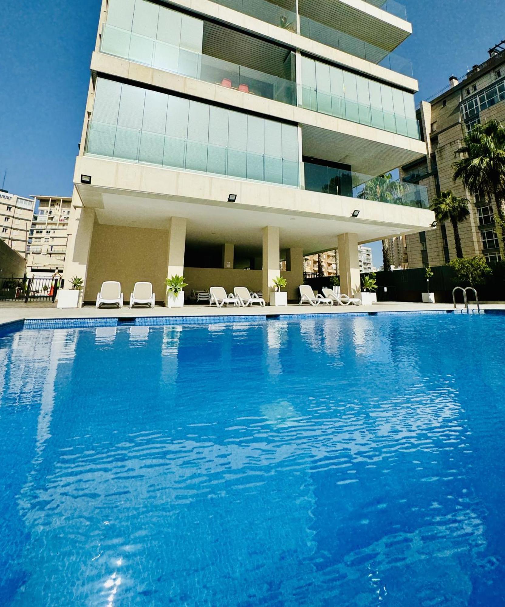 Calpe Beach II - Sea & Pool View Apartment Eksteriør billede
